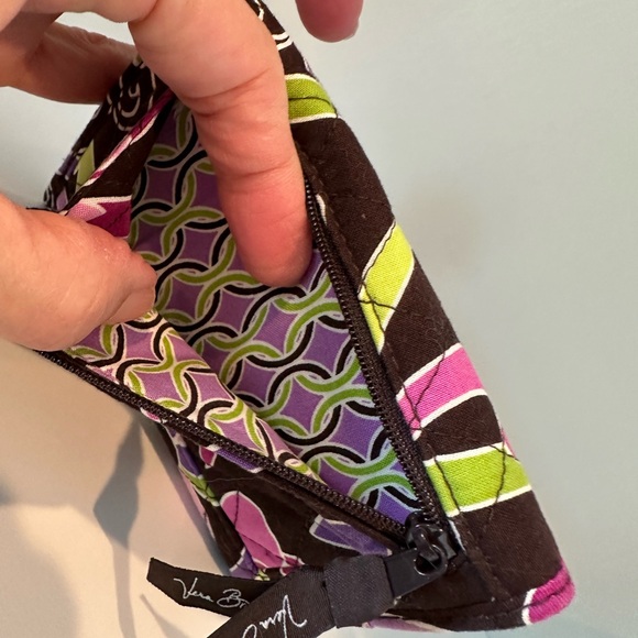 Vera Bradley EURO WALLET in PURPLE PUNCH - Picture 3 of 6